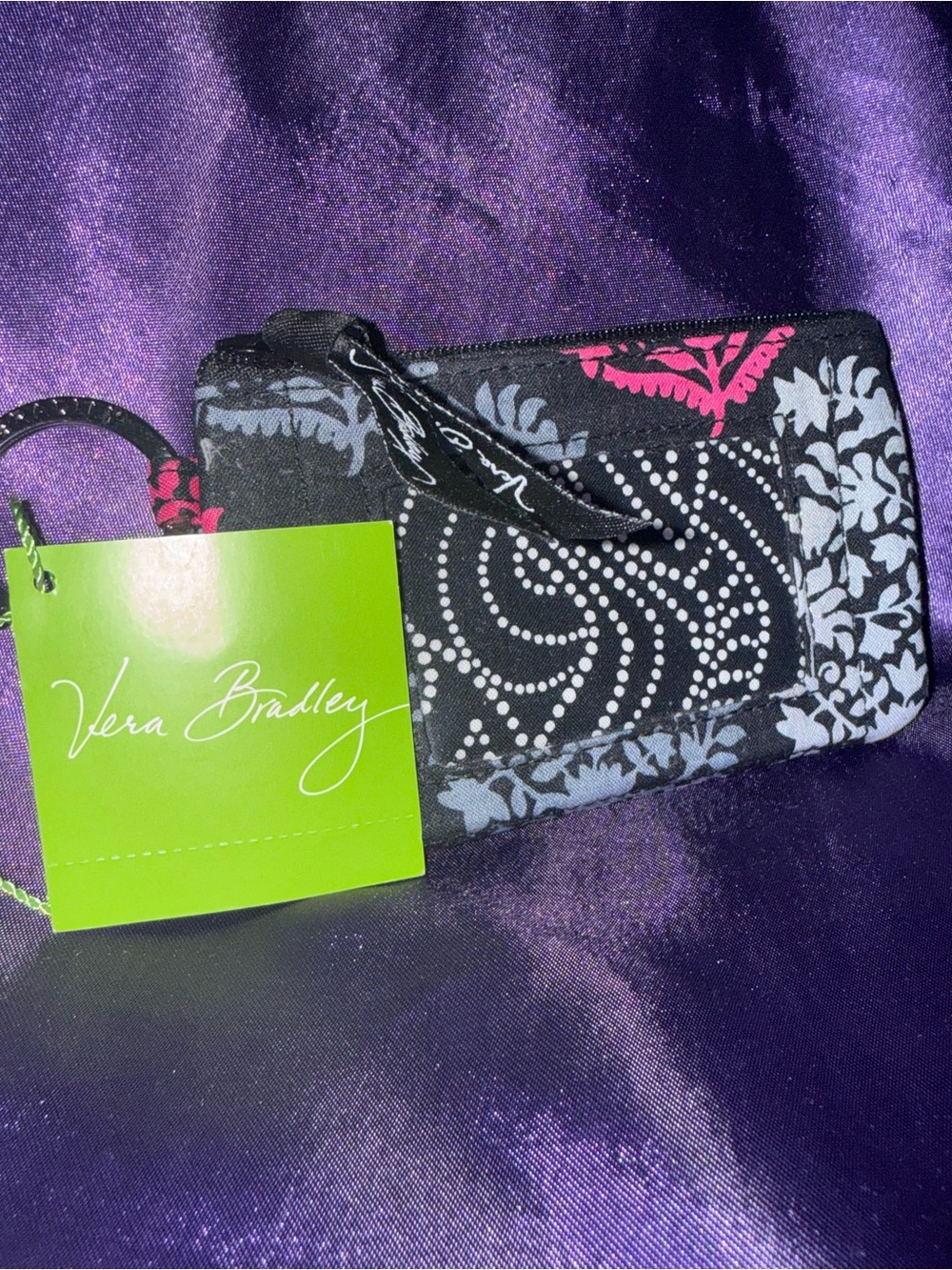 Vera Bradley Black Northern Lights Zip ID Case
NWT Never Used